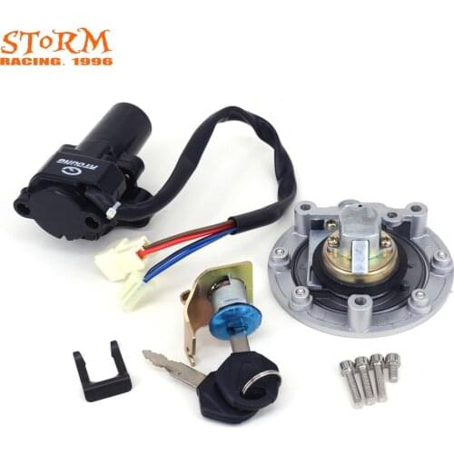 Motorcycle Ignition Switch Seat Lock Key Fuel Gas Cap Set For Yamaha YZF R1 R6 YZFR1 YZFR6 YZF-R1 YZF-R6 1992-2012