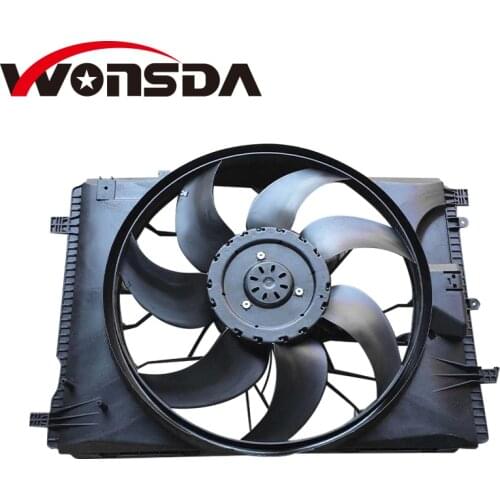 Fits for Mercedes Benz W204 Car Radiator Cooling Fans Assembly Engine Cooler kits Electric Fans