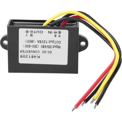 Power Converter Voltage Converter Reducer DC-DC 36V48V to 12V 8A Power Supply Module Buck Transformer
