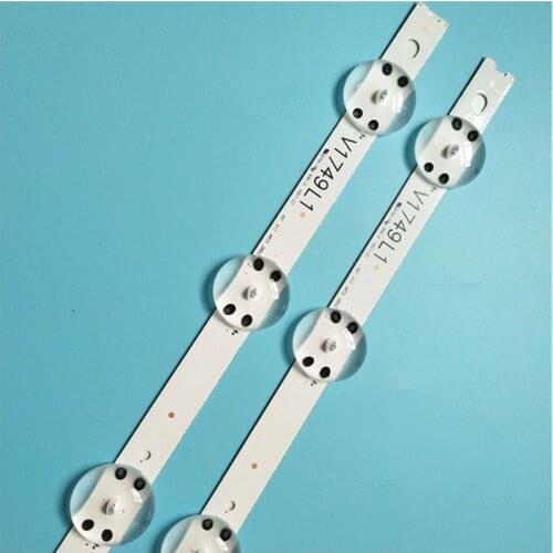 LED TV Illumination Part Replacement For LG 49LJ594V-ZA 49LJ595V-ZD 49LJ624V-ZC LED Bar Backlight Strip Line Ruler V1749L1 2862A