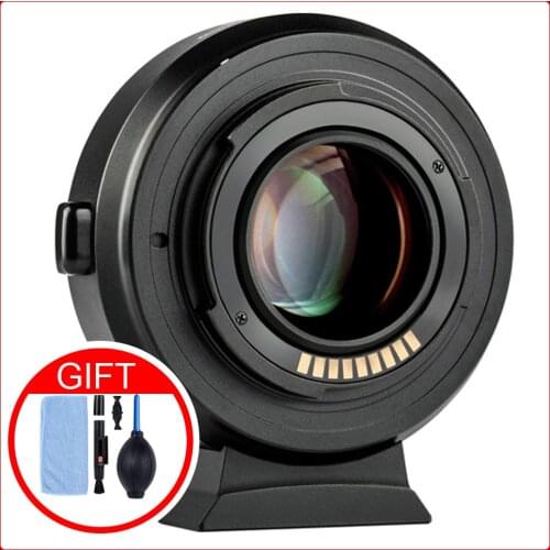 Viltrox EF-EOS M2 0.71x Speed Booster Aoto Focus Lens Adapter Mount Reducer Speed Booster Lens Adapter AF for Canon EF to Sony E