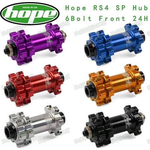 Hope Rs4 Hub Road Mtb Bike Straight Pull Hubs 6 Nail Disc Brake 24 Holes 9*100 12*100 15*100mm