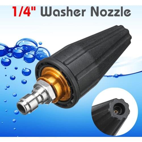High pressure washer nozzle 1/4" high pressure quick connection rotation for High Pressure Water Guns Rotary Guns