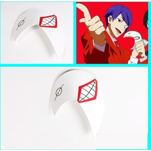 1pcs Tokyo Ghoul Shuu Tsukiyama Cosplay Mask PVC Halloween Party Props Role Play Mask Accessory