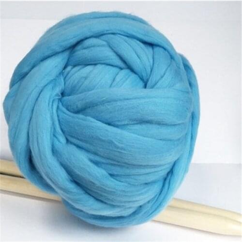 1000g/ball wholsale Super merino wool yarn for Arm Knitting Blanket scarf