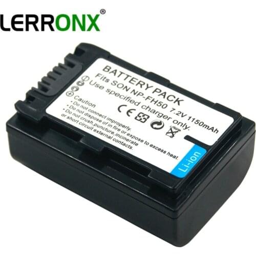 NP FH50 NP FH70 NP FH100 rechargeable battery 7.2V 1150mAh Lithium camera battery for Sony dcr NP FH40 A230 A330 A290 A380 A390