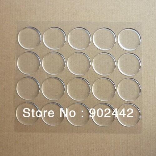 Free Shipping Wholesale 1000 pcs/Lot 35 mm Circle Clear Self-adhesive Epoxy Sticker for DIY Crafts Making