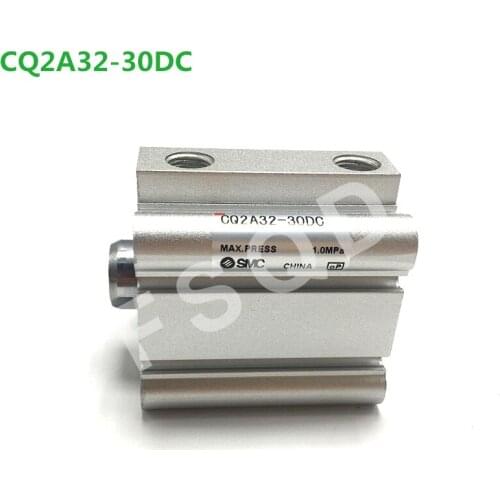CQ2A32-100DCZ CDQ2A32-15DMZ-XC8 FSQD SMC Double-acting compact cylinder CDQ2A series