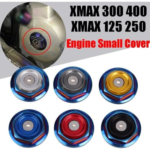 Motorcycle Engine Decorative Cover Shaft Small Side Cover Cap Screws For YAMAHA XMAX300 X-MAX XMAX 300 250 125 400 2017-2020