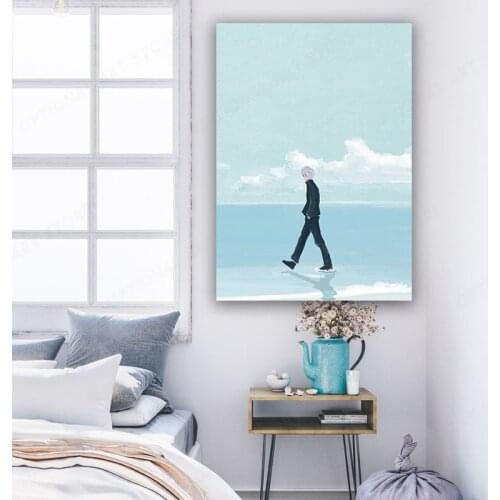 Home Decor Anime Poster Sukuna Jujutsu Kaisen Canvas Painting Modern Wall Art HD Printed Pictures Living Room Modular Framework