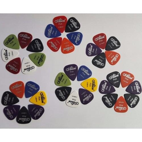 Alice Smooth ABS Guitar Picks Plectrum, Gauge 0.58mm/0.71mm/0.81mm/0.96mm/1.20mm/1.50mm