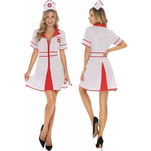 Role Play Women Sexy Nurse Costume Dress Outfit Cosplay Uniform Nurse Costumes Set Adult Games Erotic Lingeries