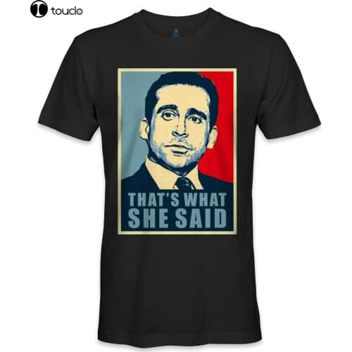 Michael Scott The Office Tv Show WorldS ThatS What She Said T-Shirt Tee Shirt