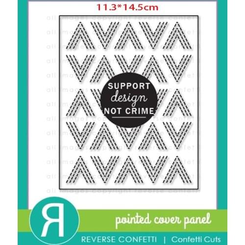 Arrow background Embossing Metal cutting dies 2021 new diy molds Scrapbooking Paper Making die cuts crafts slimeline dies