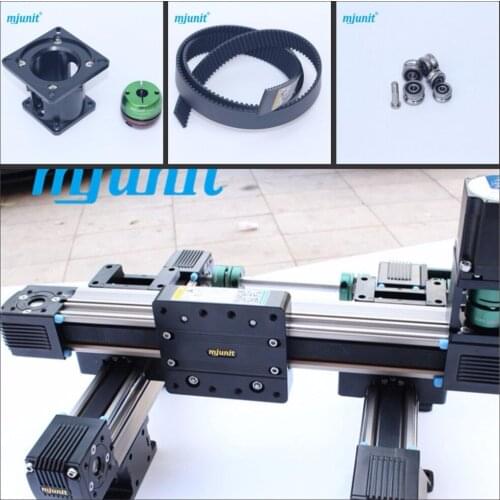 MJUNIT MJ45 800mm length belt drive linear guide actuator rail for 3d printer cnc machine