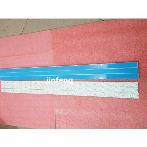 100% new10pcs x 32 inch LED TV Backlight Lens Strips LED32F3300C 35016695 IC-BKKL32D019 for 32'' Konka 12-LEDs 640mm