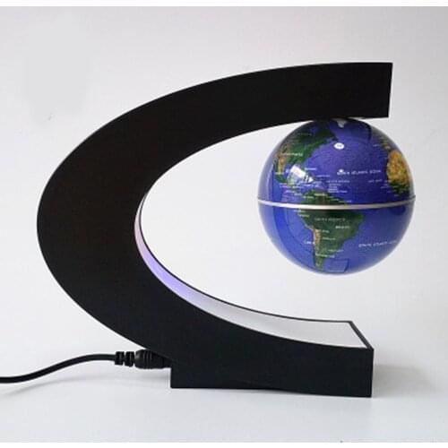 2020 NEW Magnetic Levitation Globe Floating World Map Ball Lamp Cool Lighting Office Home Decoration Terrestrial Globe Lamp