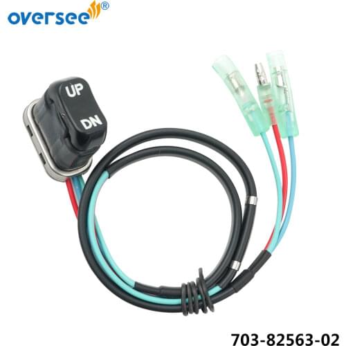 703-82563 Trim Tilt Switch For Yamaha Outboard Motor Parsun 2T Remote Controller Box Switch 703-82563-02