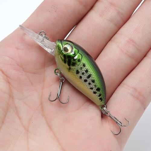 4.8g Bass Minnow Crankbait Lures For Rock Fishing Lures Topwater Crank Jerkbait Mini Artificial Hard Baits Fish Tackle Wobblers