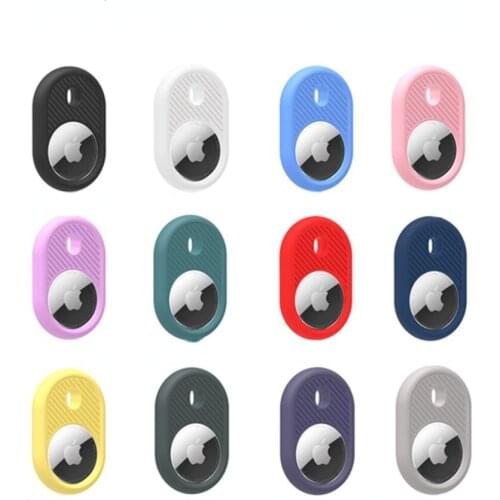 Silicone Anti-lost Cover Case For Airtags Scratchproof Protective Sleeve for Apple Location Tracker Keychain Cases