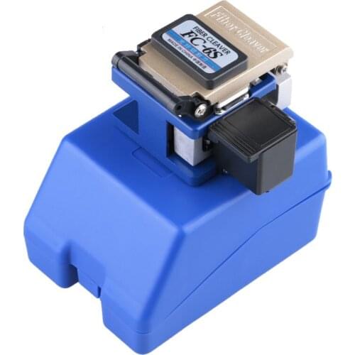FC-6S Fiber Optic Cleaver Optical Fiber Cleaver For FTTX FTTH Cutting Cleaver With Fiber Scrap Collector And Blue Guide FC-6S