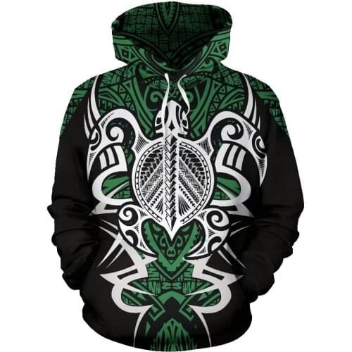 3D Printing Hawaii Hoodies Hawaii Turtle Tribal Hoodie Armor Men Women New Fashion Autumn Hooded Unisex Pullover Culture Style