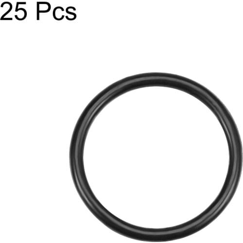 Uxcell O-Rings Nitrile Rubber 24mm Inner Diameter 29mm OD 2.5mm Width Round Seal Gasket 25 Pcs