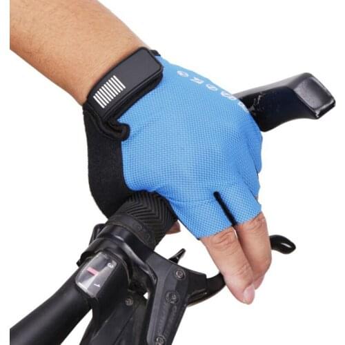 Cycling Gloves Sports Breathable Bike Gloves Half Finger Sponge Pad Shock Absorbing Bicycle Gym Fitness Outdoor Training Gloves
