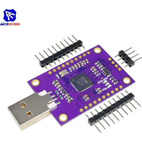 CJMCU FT232H Single Channel High Speed USB 2.0 to JTAG UART FIFO SPI IIC I2C Serial Interface Board Module with Pin Header