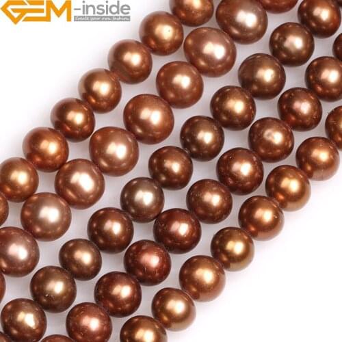 Natural Gem-Inside Pearl Strand 15 Bracelet Necklace Diy Gifts Wholesale New Beads For Jewelry Making