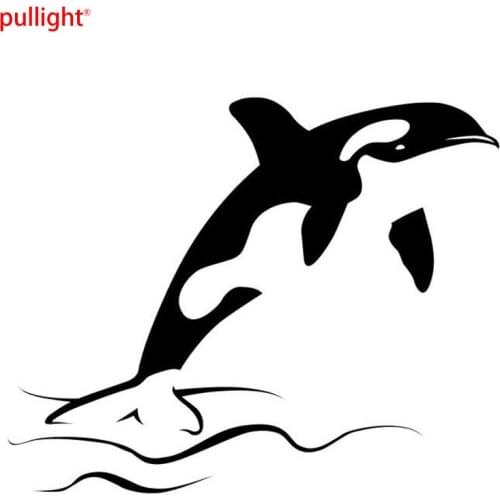 15.7*12.6CM Diving Whale Killer Animal Car Styling Vinyl Decal Fashion Body Decorative Stickers