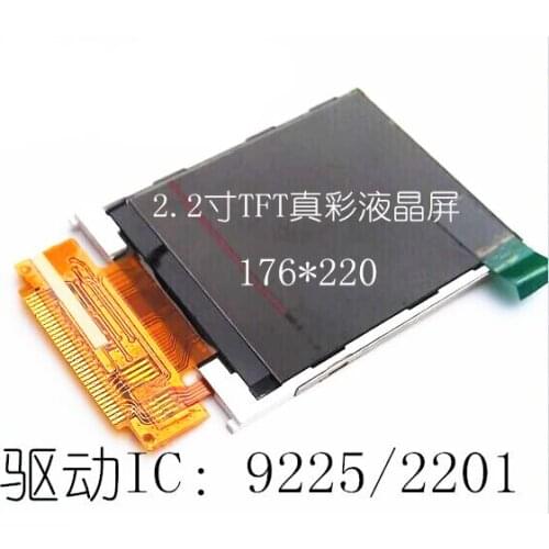 2.2 inch QCIF 176*220 TFT color display OTM2201A/HX8340-B01/ILI9225C 34pin 8/16bit LCD screen