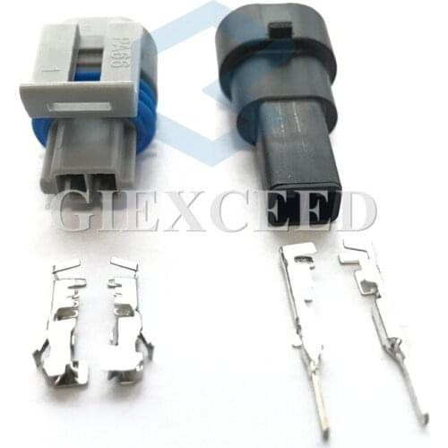 2 Sets 2 Pin 12162197 TPS Automotive Connector Waterproof Water Tank Plug Water Level Sensor Socket For Foton Daimler