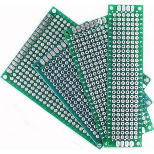 20pcs 5x7 4x6 3x7 2x8 cm double Side Copper prototype pcb Universal Board