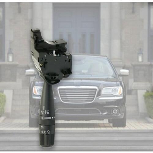 80% Hot Sale Turn Signal Switch Black Long Service Time Rubber Durable Headlight Switch 5183952AA for Chrysler 200