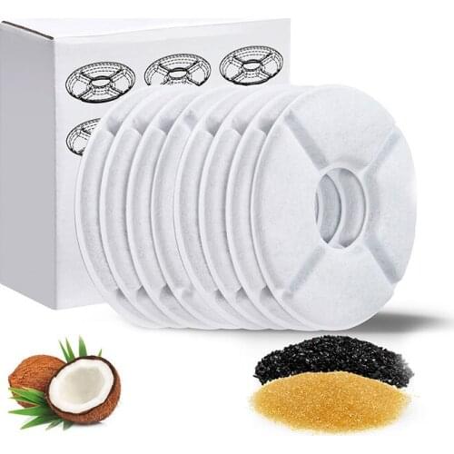 Pet Water Dispenser Filter Replacement Activated Carbon Filter Water Dispenser Cat Drinker Water Fountain Filter Cotton Filter
