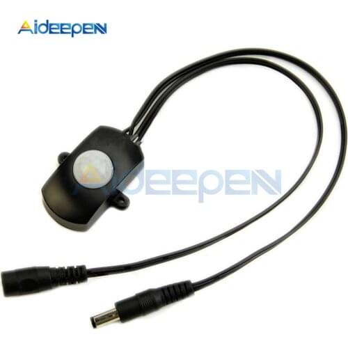 DC 5-24V 5A PIR Sensor Switch Mini PIR Infrared IR Motion Sensor Detector Switch Module LED Light Strip Switch
