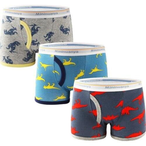 Child Underwear Boys Panties 3pcs Cotton Boxer Children Briefs For Boy Shorts Baby Panties Kids Underwear 2020 New Size 2-10T