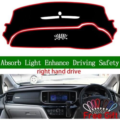 For GAC Trumpchi GM8 2018 2019 Right Hand Drive Dashboard Cover Car Stickers Sun Shade Dash Mat Carpet Interior Accessories