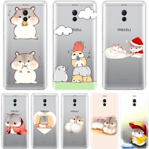 For Meizu M6 M6S M6T M5 M5C M5S M3 M3S M2 Case Silicone Christmas Hamster Soft Back Cover For Meizu M6 M5 M3 M2 Note Phone Case
