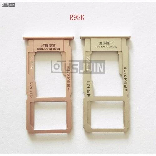 For OPPO R9SK Sim Card Slot Sim Card Tray Holder+ Micro SD Card Tray Replacement Parts