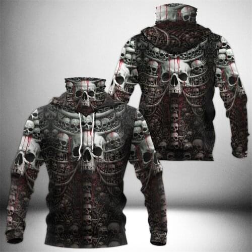 Skull Armor 3D Printed Hoodies Harajuku Fashion Sweatshirt Women Men Casual Pullover Hoodie Mask Warm Drop Shipping 02