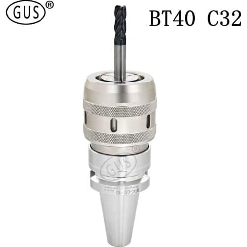 1pcs bt40 c32 tool shank high-precision powerful CNC machining center dustproof tool shank bt40-c32 lathe tool holder spindle