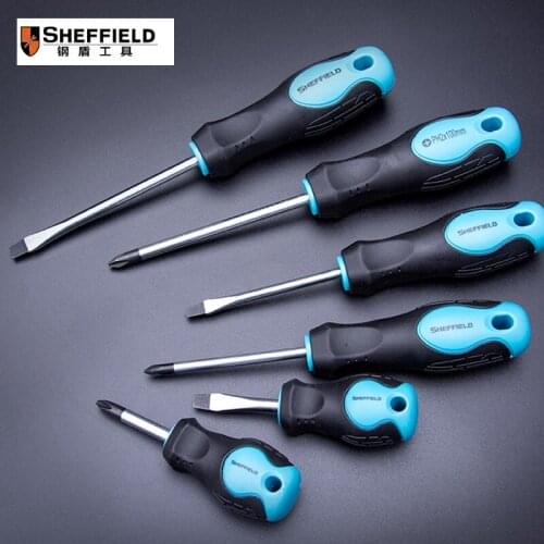 Cross slotted screwdriver with magnetic household screwdriver set tool combination screwdriver mini screwdriver