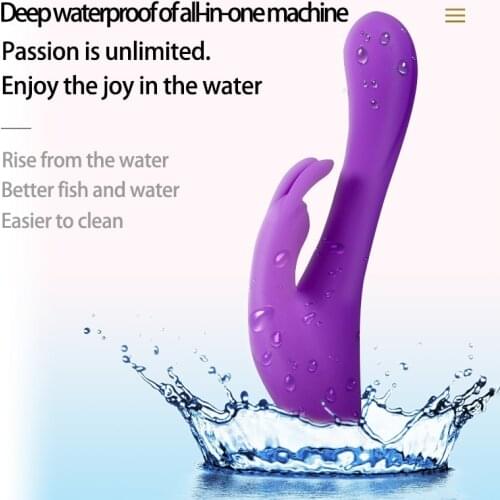 Strong Dildo Vibrator G-Spot Rabbit Vibrator Clitoris Stimulator Vaginal Pussy Massager Sex Toys for Women Female Masturbation