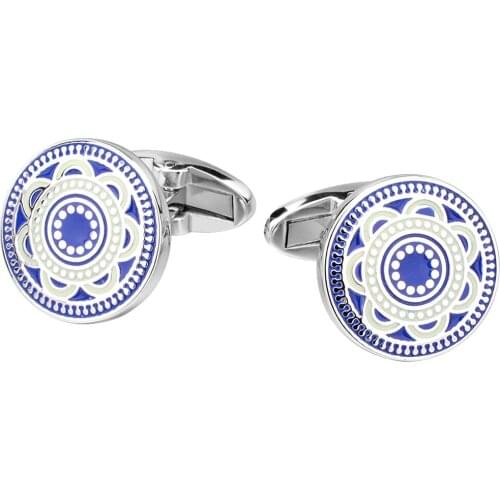 Mens Business Wedding Cuff Links with Stud Back Closure 18 mm/0.7 inch