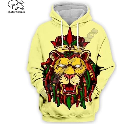 Newest Reggae Lion Singer HipHop Legend Bob Marley Funny NewFashion Harajuku 3DPrint Men/Women Autumn Pullover Casual Hoodies 20