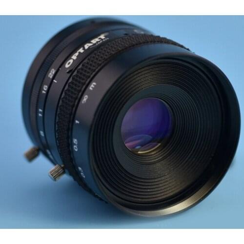 Used original Optart industrial lens MK25M-5MP 5 million pixels 25mm