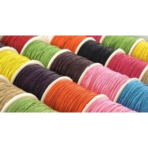 Fdg34le Mixed color 150M/160yards/lot Chinese Knot String Nylon Cord Rope for Bracelet crystal