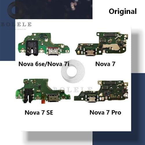 Original Charge For Huawei Nova 6SE 6 Nova 7 SE Pro 7i 7SE USB Charger Port Dock Connector Plug Board Charge Charging Flex Cable